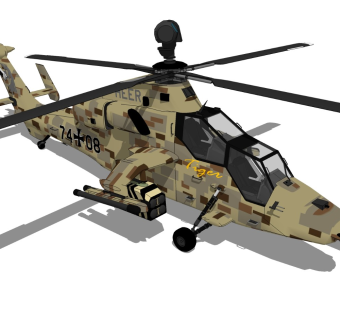超精细直升机模型 Helicopter (15)